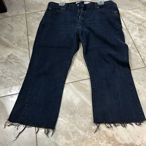 Levi’s vintage nouveau boot cut raw edge ankle kick flare
